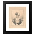thumbnail image 2 of Henry Edridge 15x18 Black Modern Framed Museum Art Print Titled - Portrait of a Young Lady in a Turban, 2 of 5