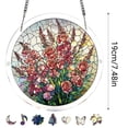 thumbnail image 2 of YiJuHui Acrylic Puzzle Suncatcher, Stained Glass Catcher Craft Garden Decor, Double-Sided Light Projection Home Ornament, Vibrant Glass Art for Living Room Bedroom Porch Gift, 2 of 8