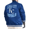 thumbnail image 3 of Men's G-III Sports by Carl Banks  Royal Kansas City Royals Adaptive Full-Snap Varsity Jacket, 3 of 4