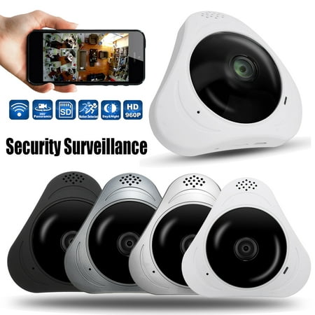 360 Degree 3D VR 1280*960P Pixels 130W Panoramic Smart Fisheye Wifi IP Cameras Security System Surveillance Night Vision - Model: