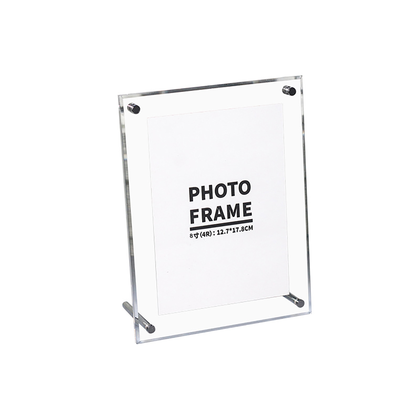 Transparent Photo Frame Clear Acrylic Self Standing Acrylic Picture