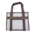 thumbnail image 2 of Bolsa de malla portátil de tela Oxford de gran capacidad para niños, bolsa para guardar conchas para exteriores, playa, piscina, L, 2 of 14