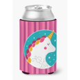 thumbnail image 1 of "Treasures Unicorn Pink Stripes Can or Bottle Hugger, Can Hugger, Multicolor" Caroline's Treasures BB7139CC, 1 of 1