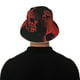 thumbnail image 5 of Balery Red And Black Abstract Skull Sombreros para el sol para hombre y mujer, sombrero de pescador con UPF 50+, 5 of 6