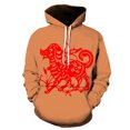 thumbnail image 3 of Sudadera con capucha con estampado 3D de cultura china para hombre, sudadera con patrón de papel divertido, camisetas de calle Harajuku, jerséis de manga larga de otoño, 3 of 5