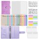 thumbnail image 1 of Budget Binder, Money Saving Binder With Zipper Envelopes, Cash Envelopes And Expense Budget Sheets For Budgeting, 1 of 6