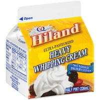 Hiland Heavy Whipping Cream, Half Pint