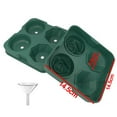 thumbnail image 4 of SHX 2.5inch Ice Cube Molds, Silicone Ice Cube Tray 2 Rose & 2 Diamond Ice Ball Maker for Chilling Cocktails, Whiskey, Bourbon & Homemade Juice, 4 of 6