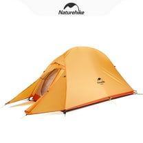 Naturehike, Cloud-up 1-person Camping Tent, 210T Polyester/20D Silicone Nylon, PU3000/4000mm, Ultralight Tent, Portable Outdoor Tent, Backpack Hiking Tent, 2.6/3.3 lbs.