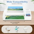 thumbnail image 4 of Miumaeov Thermal Laminator,Adjustable Temperature 12-Inch Thermal Lamination 4 Roller Hot Cold Film Laminate for Large Offices, Homes, 4 of 13