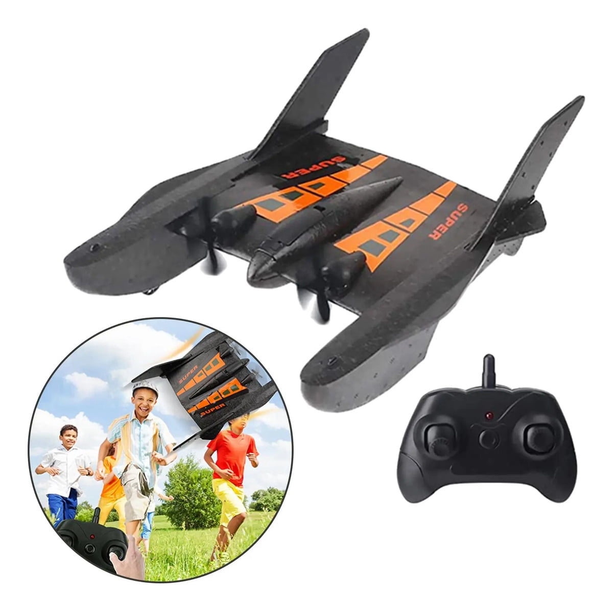Rc Airplane 2 In 1 Control Spaceship Glider