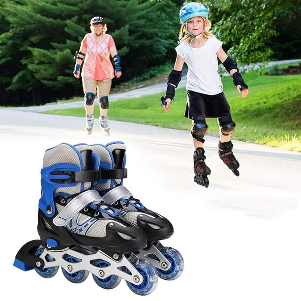 3 in 1 Inline Skates Triskates And 3 in 1 Inline Roller Skates for Children  Adjustable Roller Skates Ice Skates 