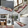 thumbnail image 2 of Pioneer Flower Floral Print Pattern Kitchen Rug Mat,Kitchen Runner Rugs Non Skid Washable,Decorative Kitchen Floor Mats for Kitchen,Sink,Laundry,17"X47", 2 of 5