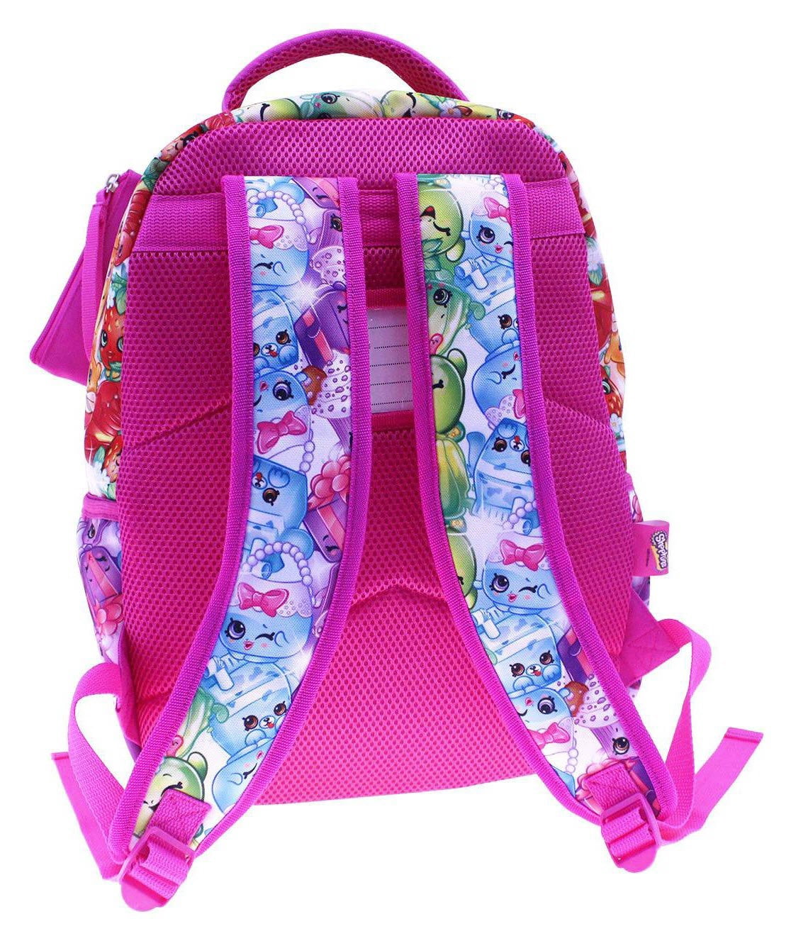 SHOPKINS 16" BACKPACK WITH ZIPPER CASE