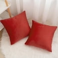 thumbnail image 4 of Fundas de almohada decorativas Herayli Velvet Soft, 46 x 46 cm, paquete de 2, 4 of 6