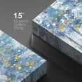 thumbnail image 4 of wall26 Canvas Print Wall Art Pastel Watercolor Blue Gold Forest Tree Landscape Nature Wilderness Illustrations Modern Art Farmhouse/Country for Living Room, Bedroom, Office - 24"x36", 4 of 5