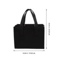 thumbnail image 2 of Nestingho 2Ud Bolsa De Fieltro Para Con Compartimentos Removibles Y Asa Color Negro, 2 of 6
