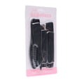 thumbnail image 3 of Set de Peines Prichos Belleza de Plástico Negro 12 Piezas, 3 of 4