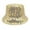 Gold, variant on Bucket Hats Sequins Bucket Hat For Women Men Glitter Sequins Strips Fisherman Hat Unisex Reversible Sun Hat For Beach Outdoor Bucket Hats winter hats