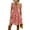 Pink, variant on Women's Dresses Casual Summer Print Ruffle A Line Short Sleeve Mini Floral Dress for Women