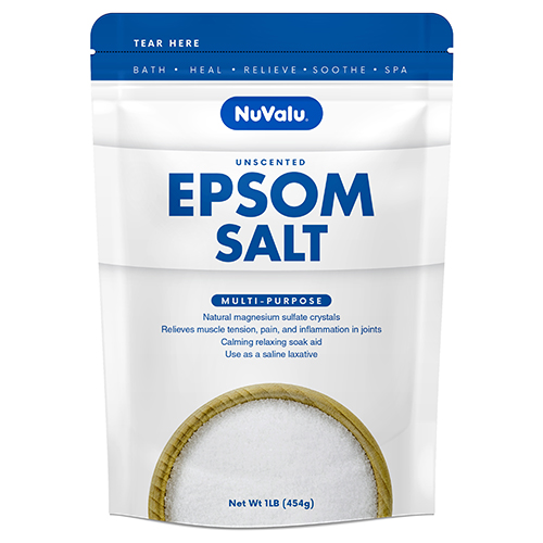 New 379956 Nuvalu Epsom Salt 16 Oz (12Pack) Pharmacy Cheap Wholesale