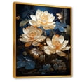 thumbnail image 2 of Designart "Reflecting Opulent Lotus I" Lotus Floater Framed Wall Decor, 2 of 5
