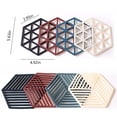 thumbnail image 2 of WXC12 8 Pcs Silicone Trivet Mats And Hot Pads Hexagon Heat Resistant Multifuntion Kitchen Tool Counter Mat Silicone Placemat Pot Holder, 2 of 2