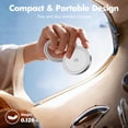 thumbnail image 4 of Magnetic Wireless Charger, 25W Fast Wireless Charger Compatible for iPhone 17/16/15/14/13/12,AirPods,Compact Portable Travel Friendly Pad (White), 4 of 9