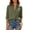 hgg454-Army Green, variant on Ounisa Women's Casual Camp Collar 3/4 Sleeve Double Pockets Top Soft Breathable Lightweight Relaxed Blouse