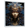 thumbnail image 2 of Designart "Dream Woman Egypt Pharaohs painting I" Egypt Floater Framed Canvas Print, 2 of 7