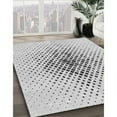 thumbnail image 3 of Ahgly Company Machine Washable Indoor Round Transitional Platinum Gray Area Rugs, 6' Round, 3 of 7