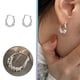thumbnail image 3 of Pendientes de plata 925 con aguja, pendientes de moda, 3 of 7