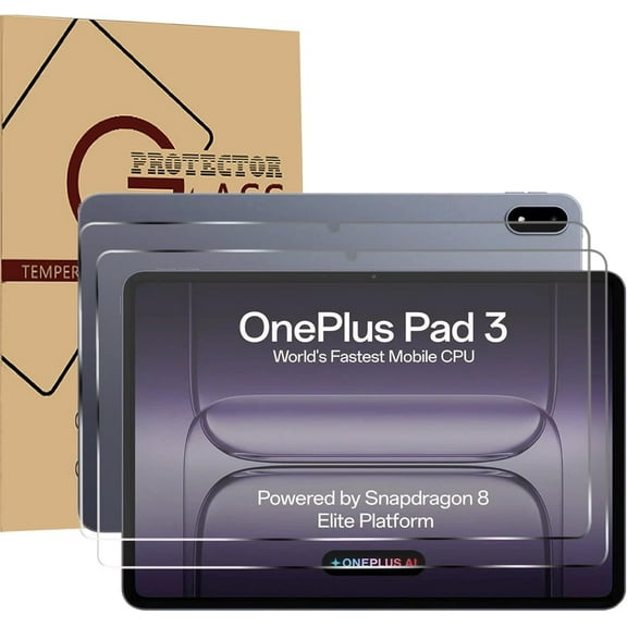 FIEWESEY 2 Packs for OnePlus Pad 3 13.2 inch Screen Protector,9H Hardness, Anti-Scratch, Tempered Glass flim, Case Friendly, Anti-Scratch