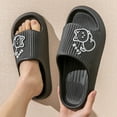 thumbnail image 2 of Cute Cat Slippers Summer Women Home Shoes Bath Thick Platform Non-Slip Slides Indoor Outdoor, 2 of 12