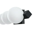 thumbnail image 4 of Kendal Lighting ORBITRON - 4-Light Vanity Black, 4 of 5
