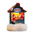thumbnail image 2 of Edificio navideño de resina BLESIY adorno de escritorio en miniatura para decoración del hogar casita navideña 7 cm x 5 cm x 9,5 cm, 2 of 8