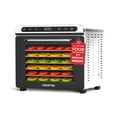thumbnail image 1 of Gourmia 8-Tray Food Dehydrator – Digital, Stainless, Quiet Motor, 1 of 8