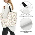 thumbnail image 3 of Disketp Rose Flowers Bolsa Tote Estampada para Mujer, Bolso de Hombro y de Mano para Compras y Viajes, 3 of 8