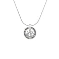 thumbnail image 2 of Delight Jewelry Silvertone LAX BUM Gymnastics Mom Ring Charm Necklace, 18", 2 of 4