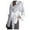 White, variant on CAIXIA Women's Summer Casual Blouse Comfortable Loose Fit Tie Waist Pure Color Tunic Shirt for Spring Season Spring Tops For Women,Black