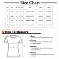 thumbnail image 6 of aidice Summer T Shirts for Women Ribbed V Neck Puff Sleeve Slim Fitted Shirts Casual Comfy Going out Tops, 6 of 7