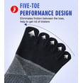 thumbnail image 4 of Calcetines Fasot para mujer, corte bajo, 5 dedos, algodón, paquete de 6, 4 of 9