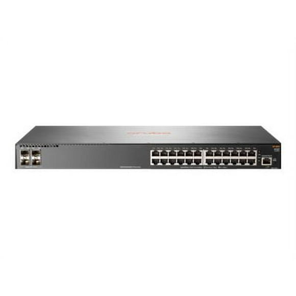 HPE Aruba 2930F 24G 4SFP - Switch - L3 - managed - 24 x 10/100/1000 + 4 x Gigabit SFP (uplink) - rack-mountable