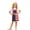 K24 Blue, variant on Likimi Child Kids Girls Suspenders Dress Square Neck Sleeveless Independence Day Printed Summer Comfortnable Dresses Red Size 4-5 Years