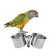 thumbnail image 5 of unbranded Comedero Y Bebedero Para Pájaros De Inoxidable Con Clip Para Jaula Color Plata, 5 of 8