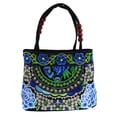 thumbnail image 2 of Ethnic  Shoulder  Bag  Embroidery  Flower  Handmade  Womens  Travel  Bag, 2 of 6