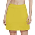 thumbnail image 4 of ZACPNCV Girl's Skorts Tummy Control Skorts Dressy Casual High Waist Athletic Shorts Skirts Yellow 12-13 Years, 4 of 7
