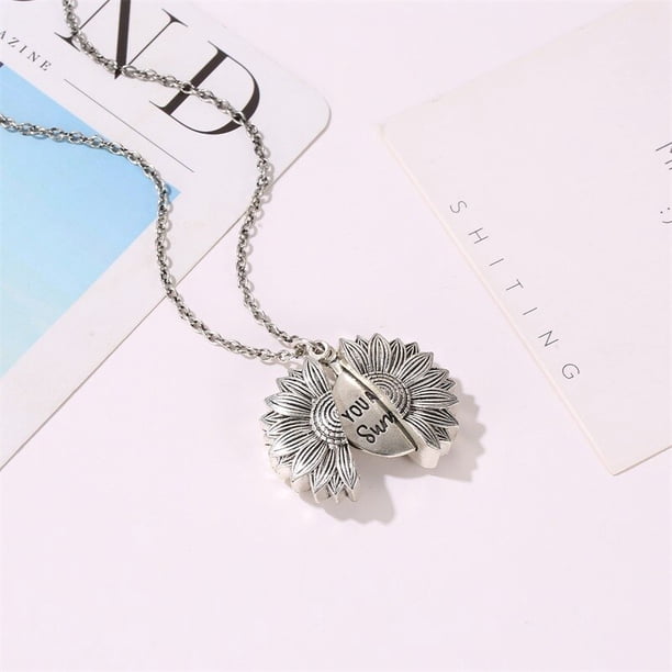 2@# Motorcycle Fashion Accessories Pendant Hot Sale Car Ornaments New Men Women Multicolor Necklace Hip Hop Locket SunflowerD He Qiyong unisex