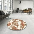 thumbnail image 3 of Ahgly Company Indoor Rectangle Abstract Bisque Beige Abstract Area Rugs, 3' x 5', 3 of 6