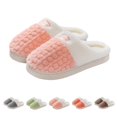 thumbnail image 2 of XIMIN Women's Fleece Lined Indoor Slippers Winter Warm Fuzzy House Slippers with Memory Foam Soft Comfortable Fuzzy Slippers Indoor and Outdoor Soles, 2 of 6